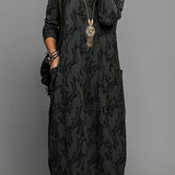 Cassie – Rochie de Damă Casual Midi cu Decolteu Rotund Eleganță Lejeră