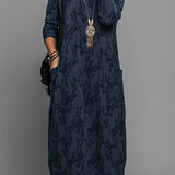 Cassie – Rochie de Damă Casual Midi cu Decolteu Rotund Eleganță Lejeră