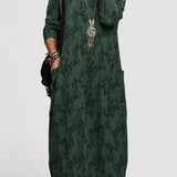 Cassie – Rochie de Damă Casual Midi cu Decolteu Rotund Eleganță Lejeră