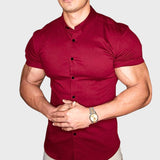 Ricardo | Cămașă cu Mâneci Scurte Slim Fit