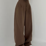 Josephine | Pantaloni cu talie înaltă și picioare largi