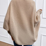 Zinnia - Cardigan Tricotat cu Mâneci Tip Pânză