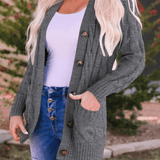 MARZENA | Cardigan confortabil cu tricot