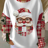 Zorica - Pulover de Crăciun cu motiv de Moș Crăciun