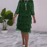 Julie | Rochie Elegantă cu Puncte