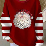 Zorica - Pulover de Crăciun cu motiv de Moș Crăciun