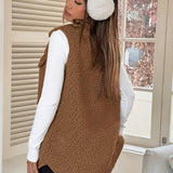 AURA | Vestă Elegantă din Lână Fără Mâneci