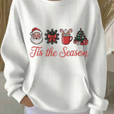 Zorica - Pulover de Crăciun cu imprimeu de brad