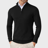 Andrei | Pulover din cașmir pentru bărbați cu fermoar