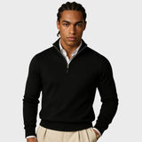 Andrei | Pulover din cașmir pentru bărbați cu fermoar