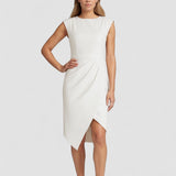 Britty | Rochie cocktail cu tiv în formă de lalea