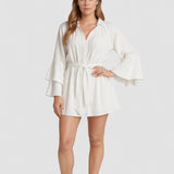 Dina™ | Rochie cămașă lejeră cu curea