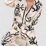 Emma | Set de pijamale din mătase elegant