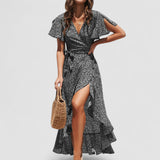 Liva – Rochie de Damă Wikkel Elegantă și Vaporoasă