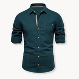 Bluză - Amestec Respirabil cu Închidere Frontală și Mișcare Ușoară