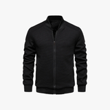 Casaco Bomber – Amestec de Tricot Waffle și Mișcare Respirabilă