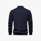 Casaco Bomber – Amestec de Tricot Waffle și Mișcare Respirabilă