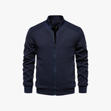 Casaco Bomber – Amestec de Tricot Waffle și Mișcare Respirabilă