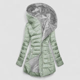 Senna – Jachetă Femei Elegantă Lungă din Pluș pentru Iarnă