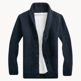 Francisco | Cardigan Mistura Fleece cu Guler Comfortabil