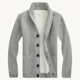 Francisco | Cardigan Mistura Fleece cu Guler Comfortabil