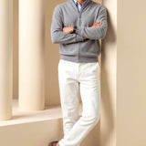 Cardigan - Tricotaj mixt cu siluetă ajustată și straturi moi