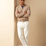 Cardigan - Tricotaj mixt cu siluetă ajustată și straturi moi