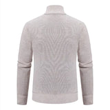 Constantino | Cardigan lung cu fermoar frontal