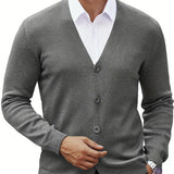 Francisco | Cardigan cu deschidere frontală din poliester mixt