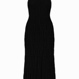 Cyara – Rochie de Damă Maxi Neagră Elegantă Halter