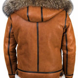 Palton - Glugă cu Blană și Izolație Termică Groasă