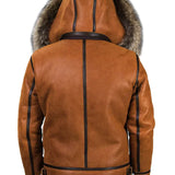 Palton - Glugă cu Blană și Izolație Termică Groasă