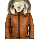 Palton - Glugă cu Blană și Izolație Termică Groasă