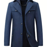 Jachetă - Finisaj Rezistent la Vânt și Strat Cald și Moale