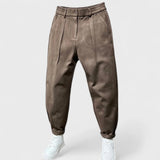 Andrei - Pantaloni eleganți din material mixt