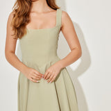 Amelia – Rochie Midi Fluidă de Damă Elegantă