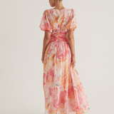 Isla – Rochie Maxi de Damă Romantică din Chiffon Ușor