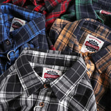 Cămașă din Flanel - Finisaj din Amestec Periat și Buzunar pe Piept