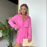 Lea™ | Rochie elegantă tip cămașă