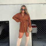 Lea™ | Rochie elegantă tip cămașă