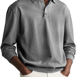 Elias – Polo cu Butoane și Culoare Uniformă