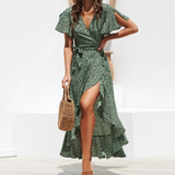 Liva – Rochie de Damă Wikkel Elegantă și Vaporoasă