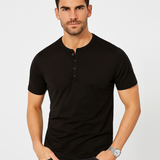 Cămașă Henley – Guler cu Butoane & Straturi Inferioare Plate