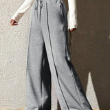 Pantaloni de trening largi, casual și eleganți pentru plimbări prin oraș