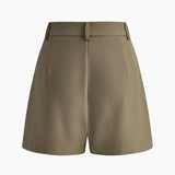 Shorturi Semi-Transparente cu Talie Medie Fără Curea