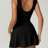 Nova – Rochie de Tenis Damă Elegantă cu Croi Mini și Shorts Integrat