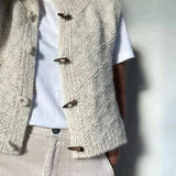 Camila - Vestă tricotată sofisticată fără mâneci