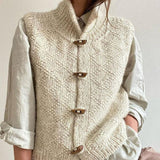 Camila - Vestă tricotată sofisticată fără mâneci