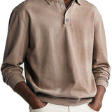 Elias – Polo cu Butoane și Culoare Uniformă