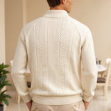 Pulover din fire amestecate - Siluetă relaxată și mișcare ușoară